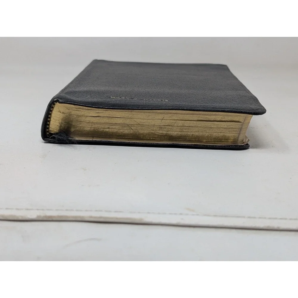 NIV Classic Reference Edition Bible 1988 Top Grain Black Leather‎ Zondervan USA
